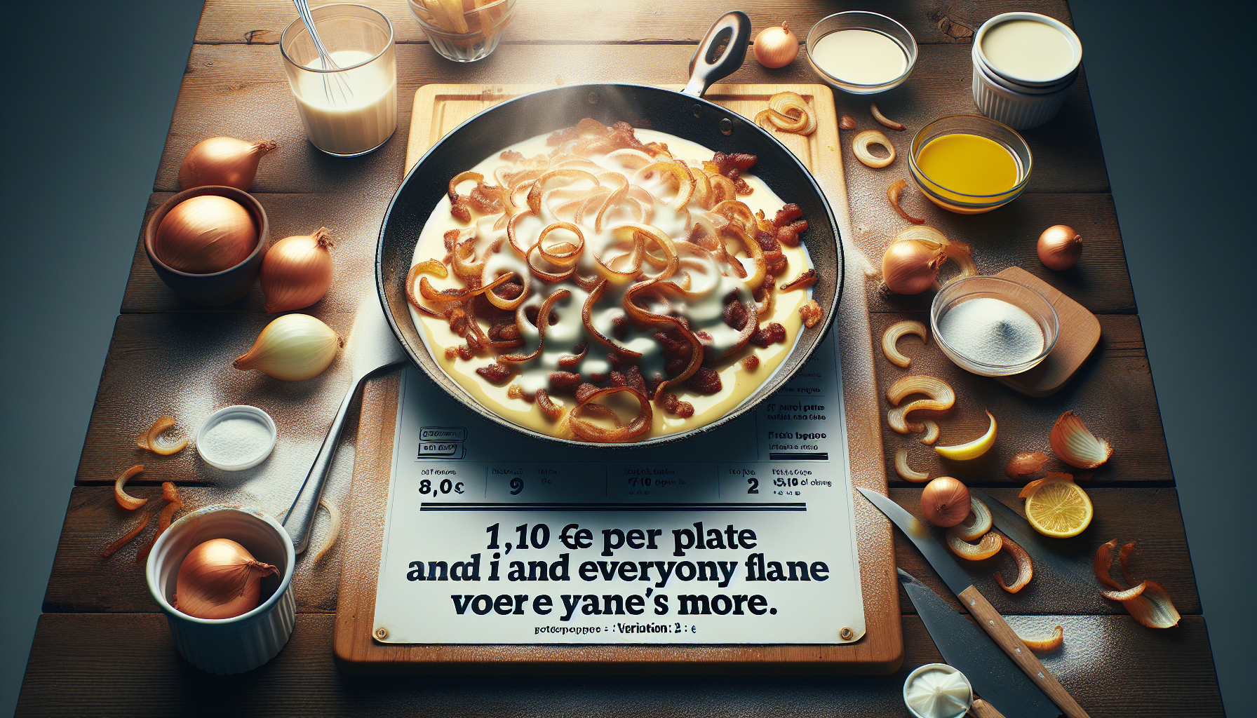 Préparation de Le Secret (à 1,10€ l'assiette !) pour Régaler ENFIN Vos Ados : Ma Poêlée Crémeuse Ultime aux Oignons Fondants