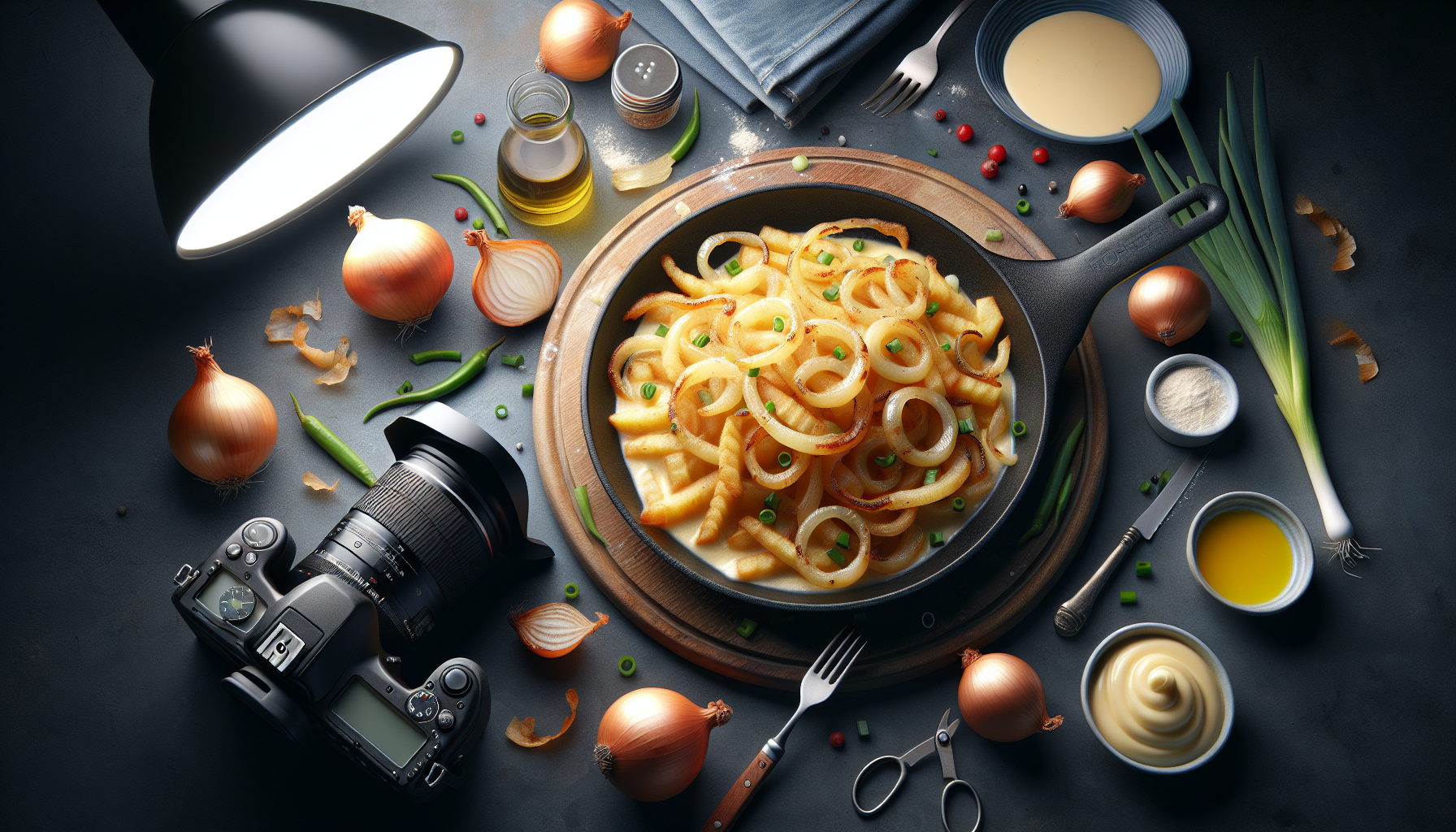 Préparation de La Poêlée Magique aux Oignons Confits : Quand le 