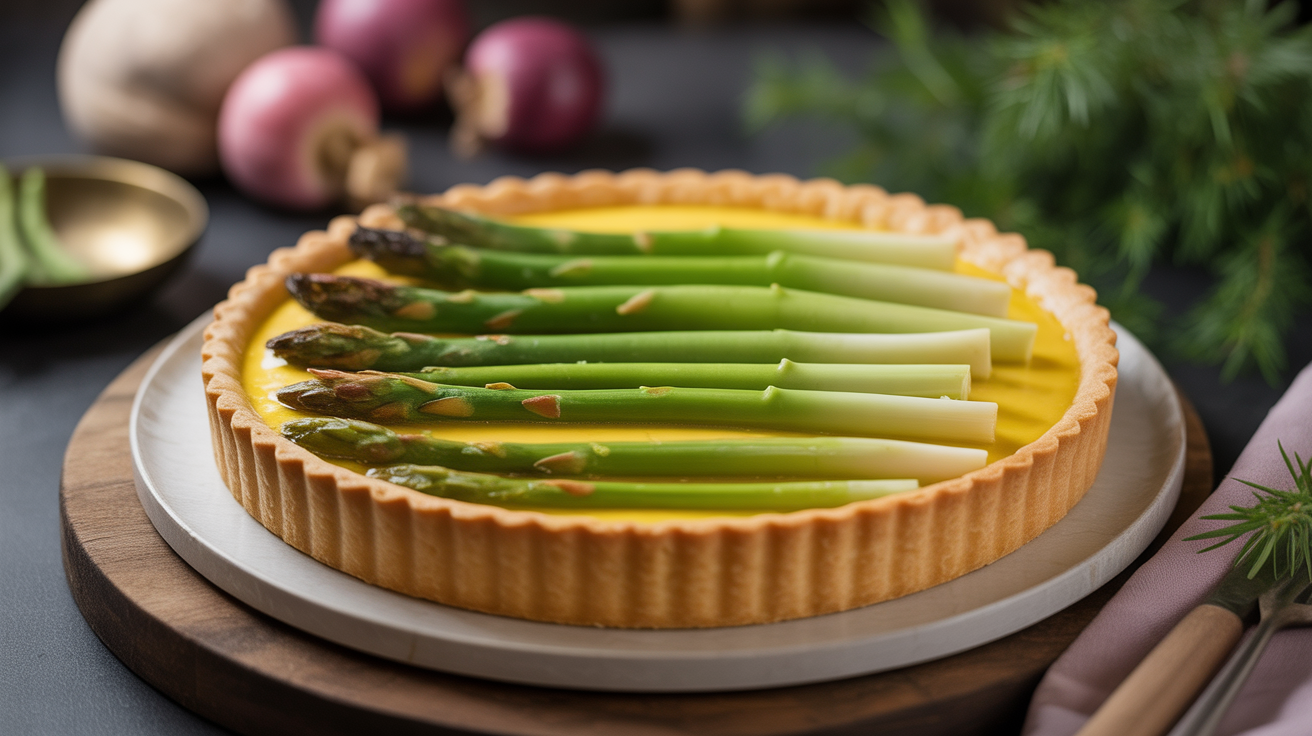 Préparation de 18 minutes au four et c'est prêt : l'incroyable tarte fine aux asperges qui a SIDÉRÉ tous mes convives (recette exclusive)