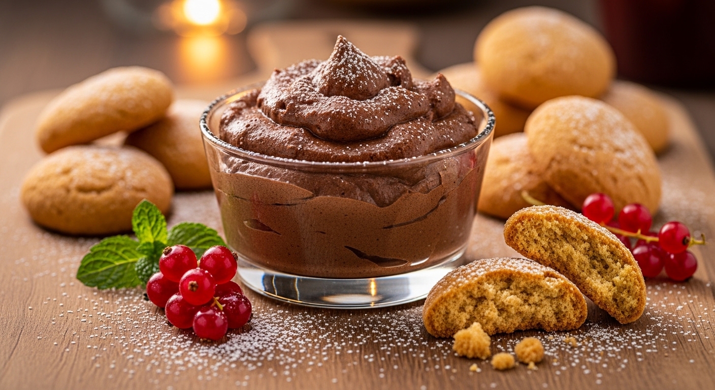 La Mousse au Chocolat Ultra Intense et ses Biscuits Fondants : Le Dessert Zéro Cuisson