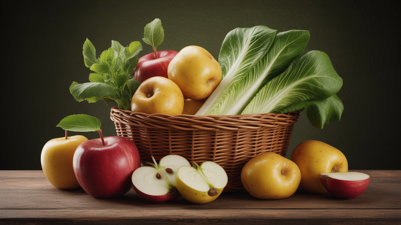 Préparation de Révolutionnez votre garde-manger : Une pomme pour des pommes de terre sans germes, l'astuce que personne ne vous a dite !