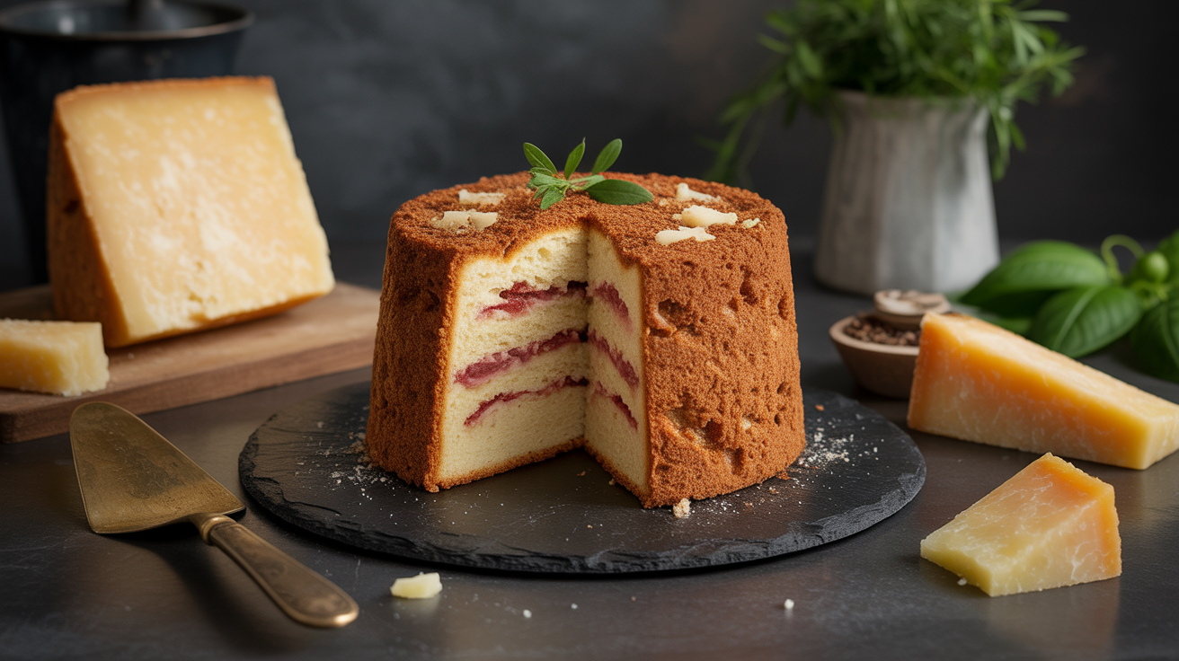 Préparation de Cake au thon et Parmigiano Reggiano : Recette savoureuse et rapide