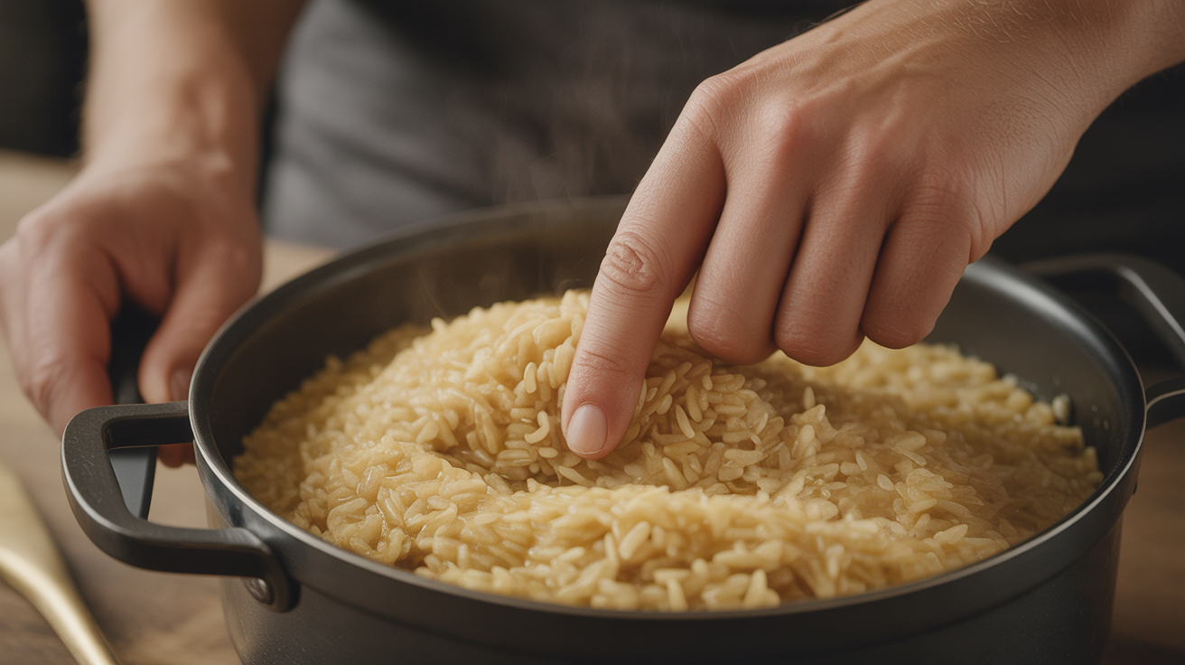 Préparation de Ce petit geste avant la cuisson du riz évite qu'il ne colle à la casserole : la révolution dans votre cuisine !