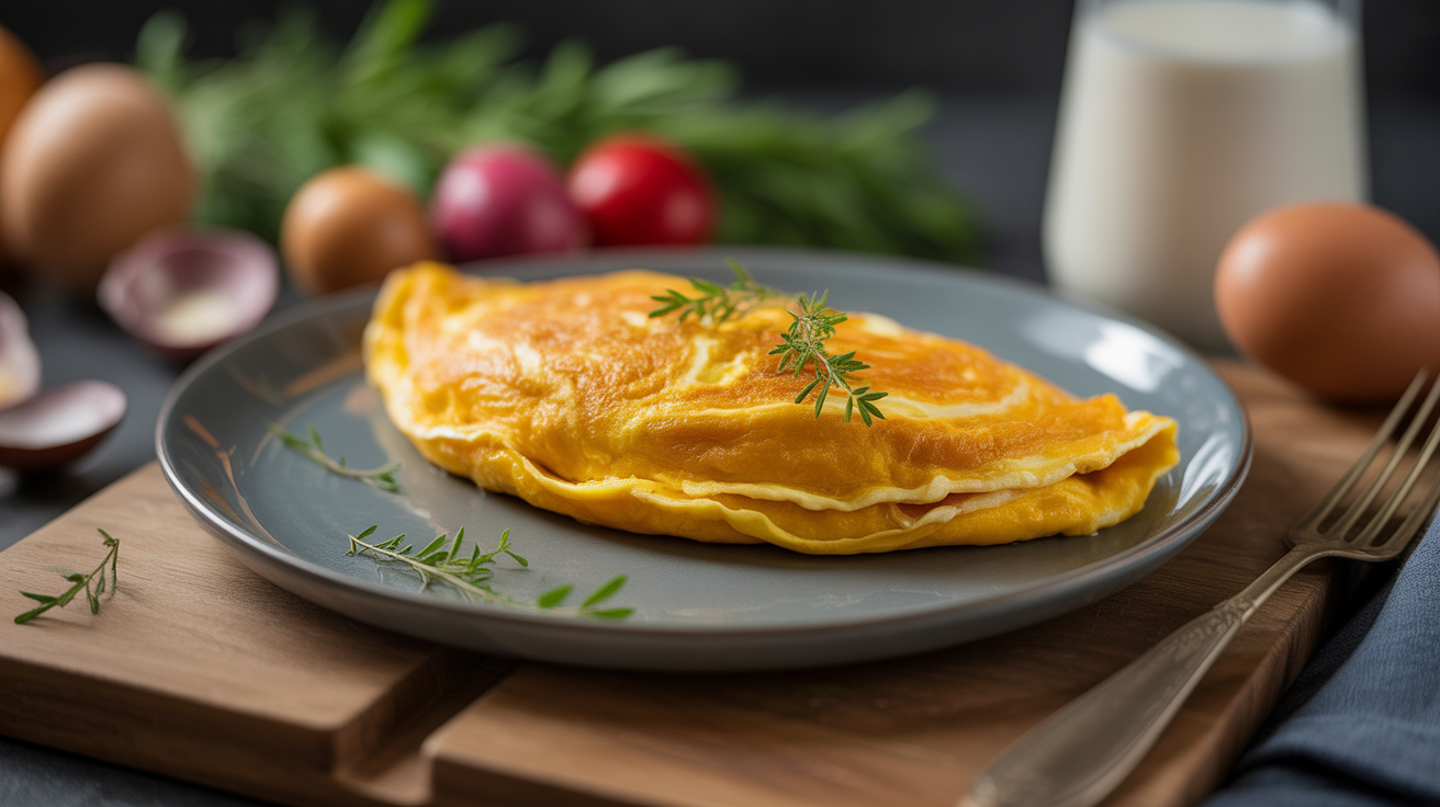 Préparation de Omelette Aérienne : Le Secret de Chef qui La Rend Incroyablement Moelleuse (Sans Lait Ni Crème !)