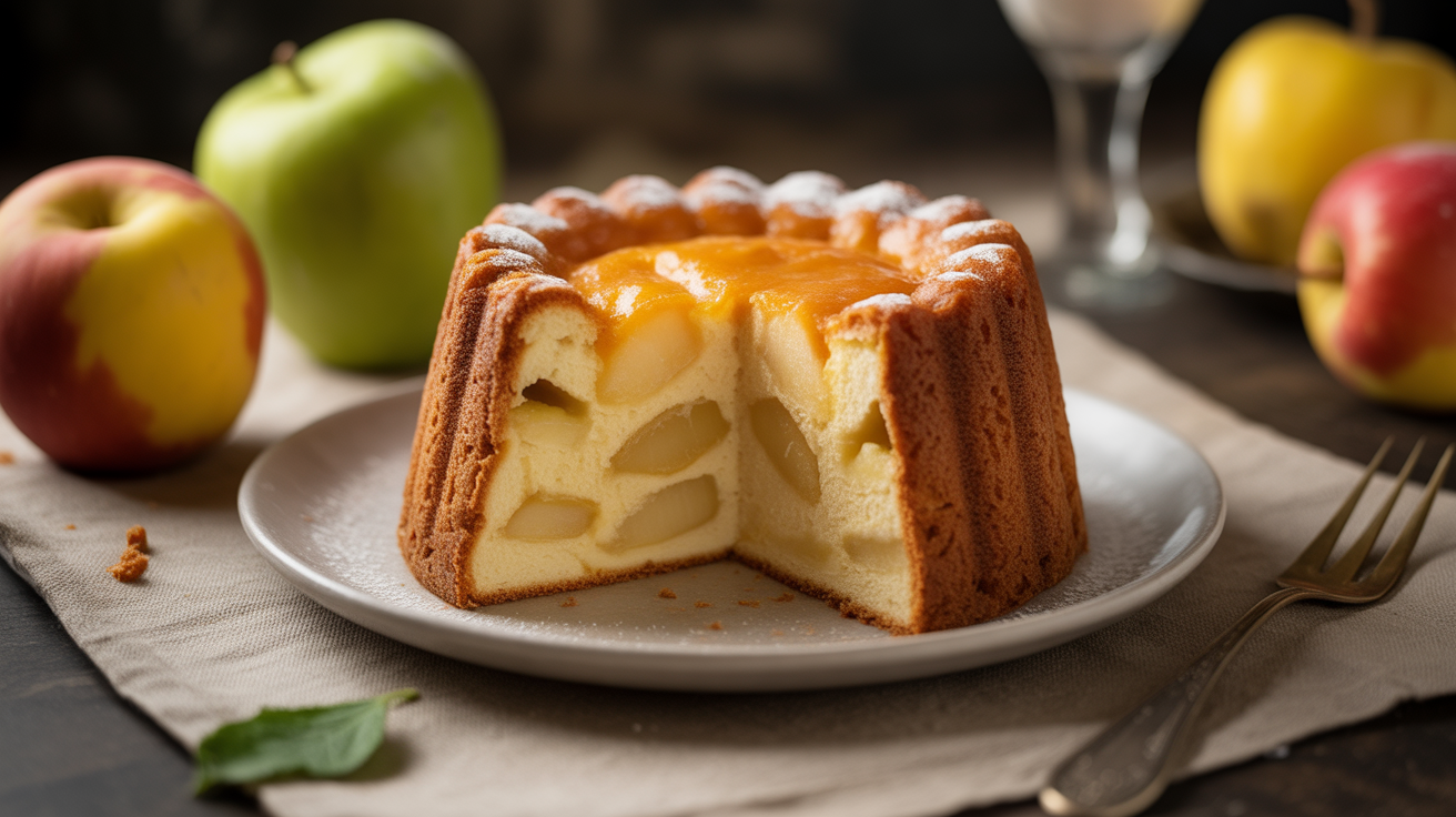 Préparation de Gâteau pommes-yaourt ultra moelleux : la recette de ma grand-mère, adorée dès la première bouchée