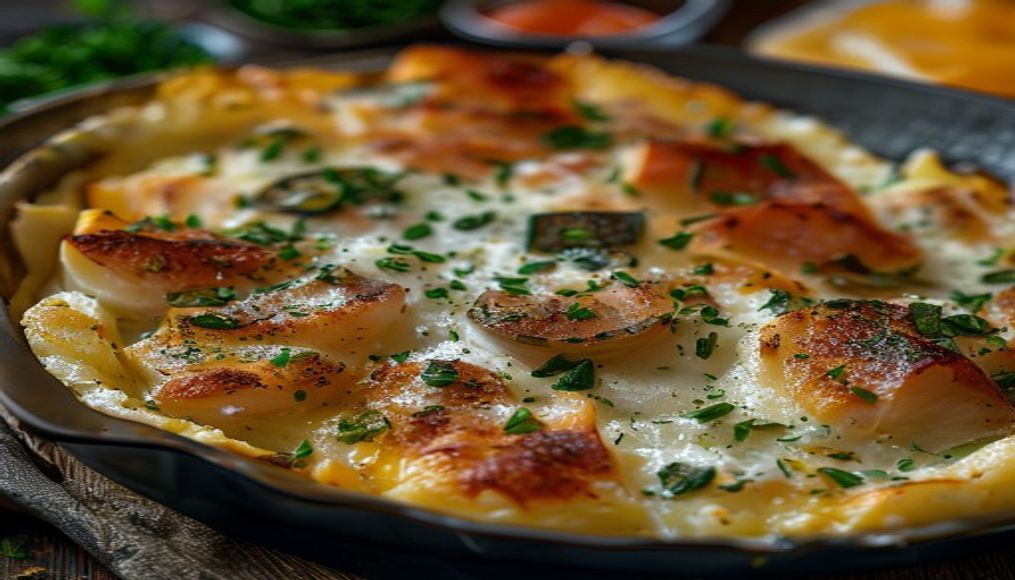 Préparation de Gratin de pâtes au micro-ondes au saumon, asperges et parmesan : Votre Dîner Express Équilibré !