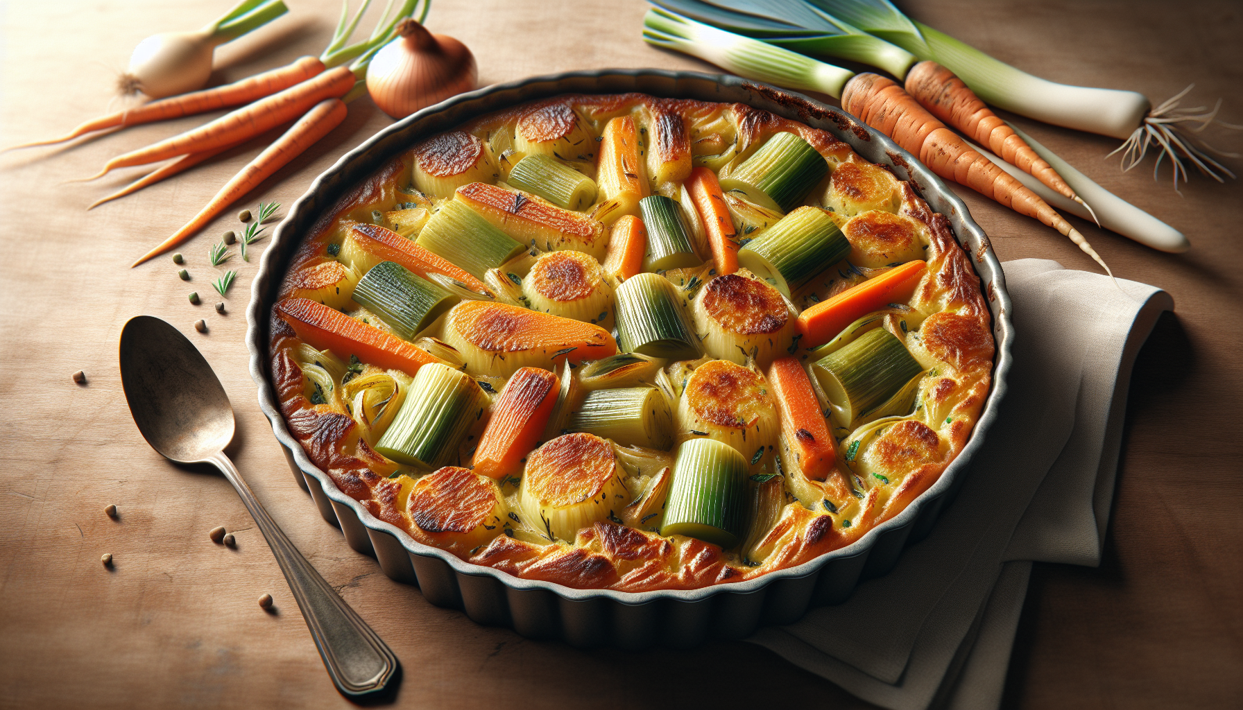 Le Gratin Crémeux Pommes de Terre, Poireaux & Carottes : Le Secret du Dîner Parfait en un Tour de Main !