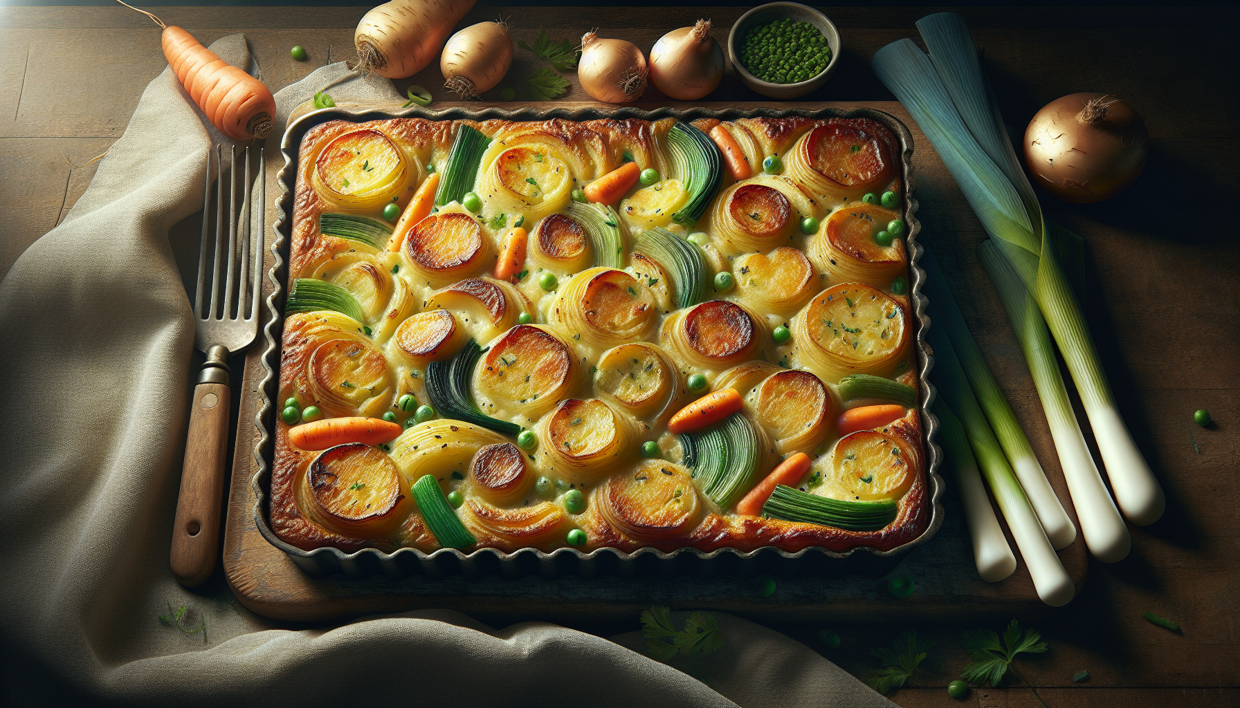 Le Gratin de Pommes de Terre, Poireaux & Carottes qui Fait Craquer : Fondant, Doré et Tellement Facile !