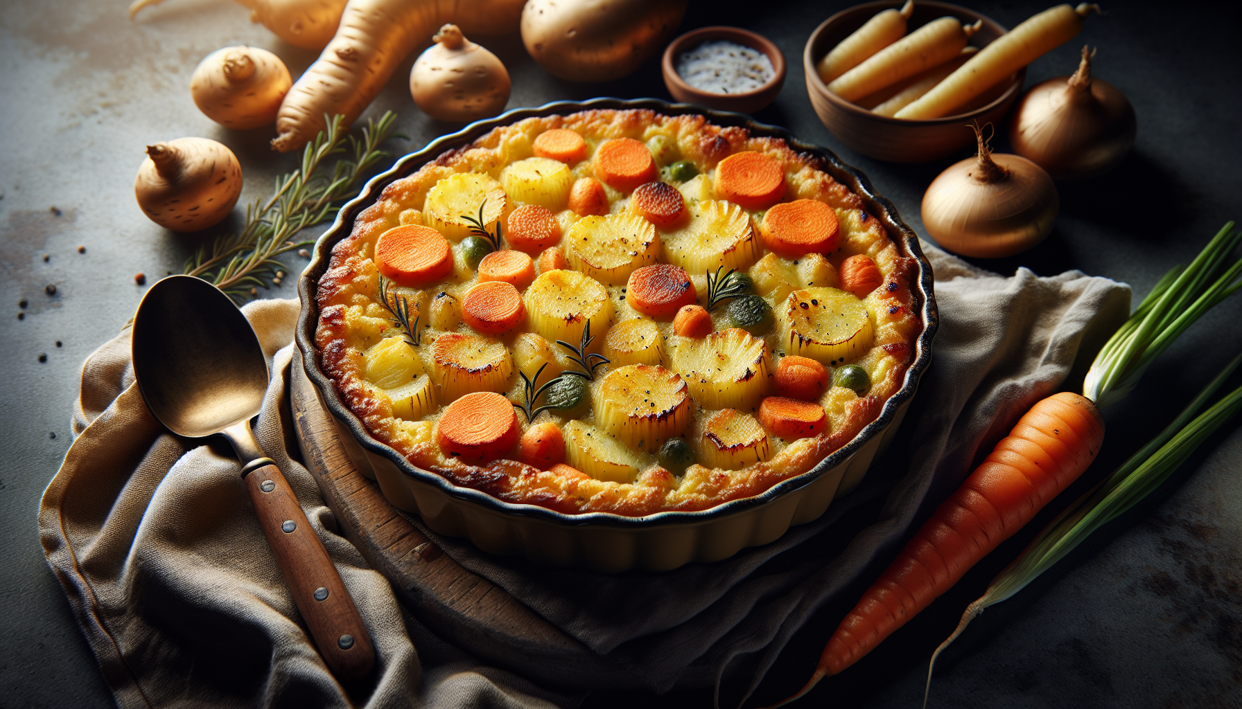 Gratin de Pommes de Terre, Poireaux et Carottes : Fondant, Bien Doré et Vraiment Ultra Facile à Préparer