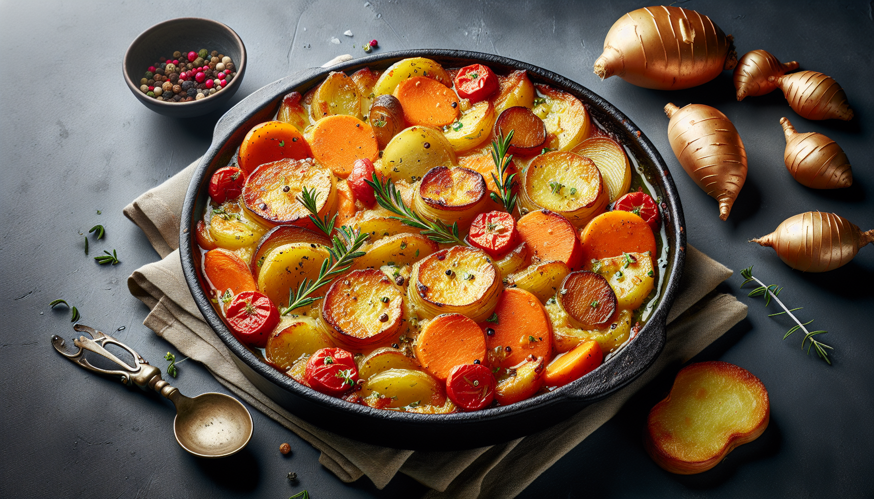 Préparation de Le Gratin de Pommes de Terre, Poireaux et Carottes Ultime : Fondant, Doré et Incroyablement Facile !