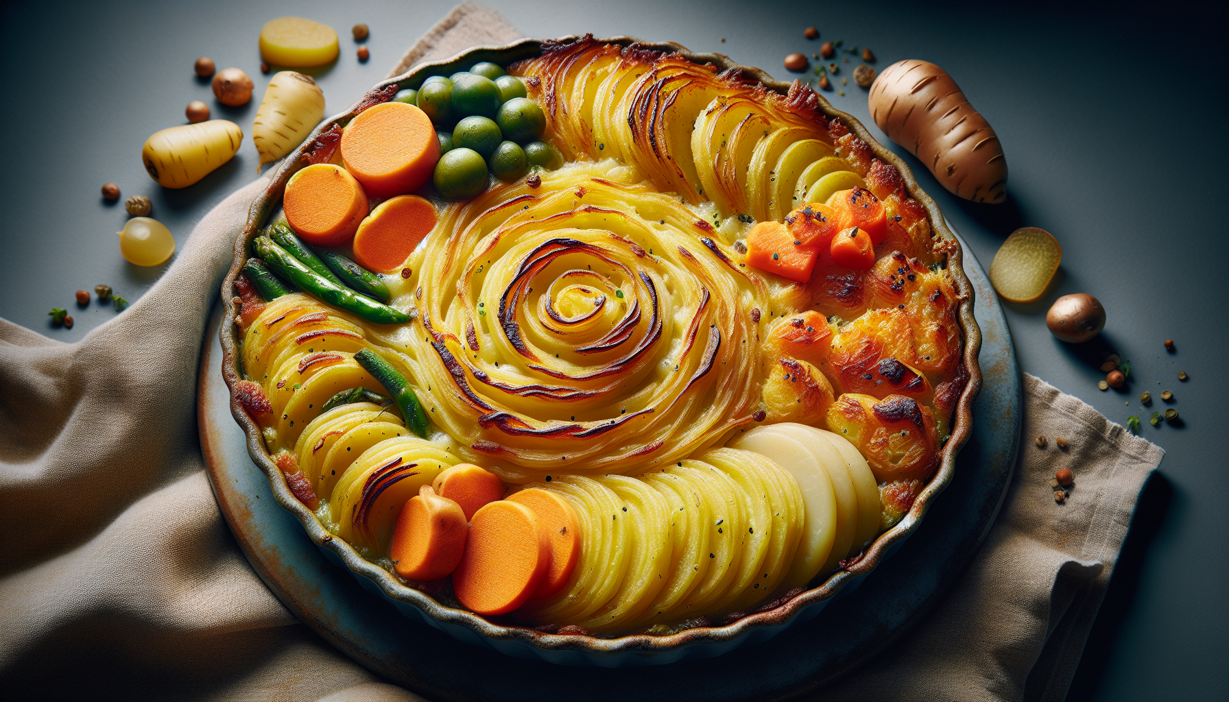 Préparation de Le Gratin Crémeux Pommes de Terre, Poireaux & Carottes : La Recette Qui Va Épater Vos Papilles (Ultra Facile !)