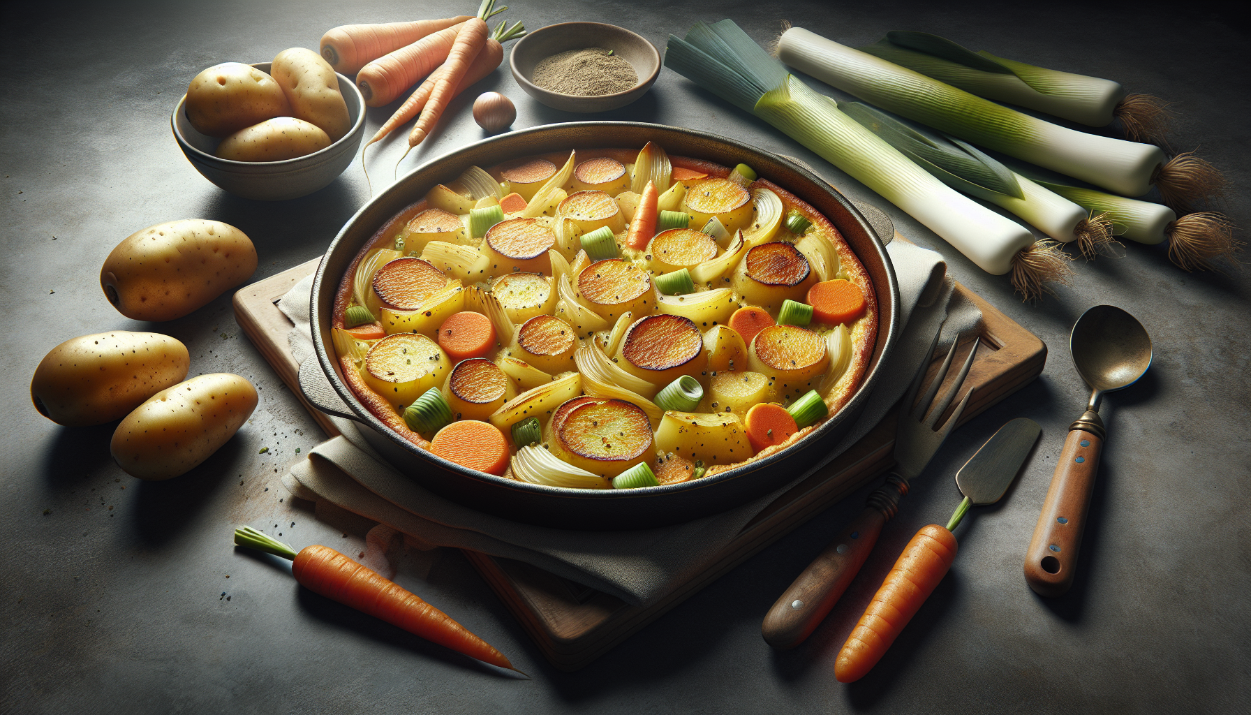 Préparation de Le Gratin Fondant 