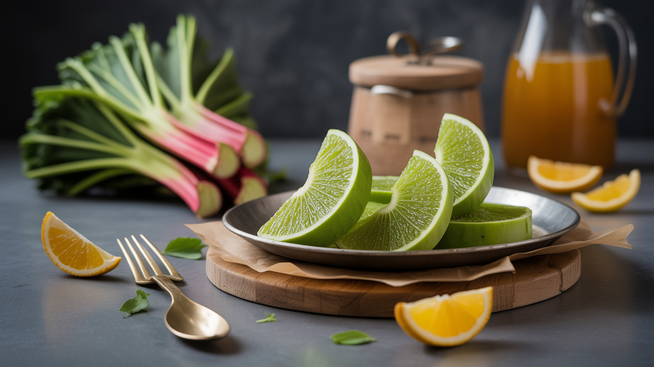 Préparation de Enfin ! Le Secret de Pâtissier pour une Rhubarbe Douce sans Sucres Ajoutés (Adieu l'Acidité !)