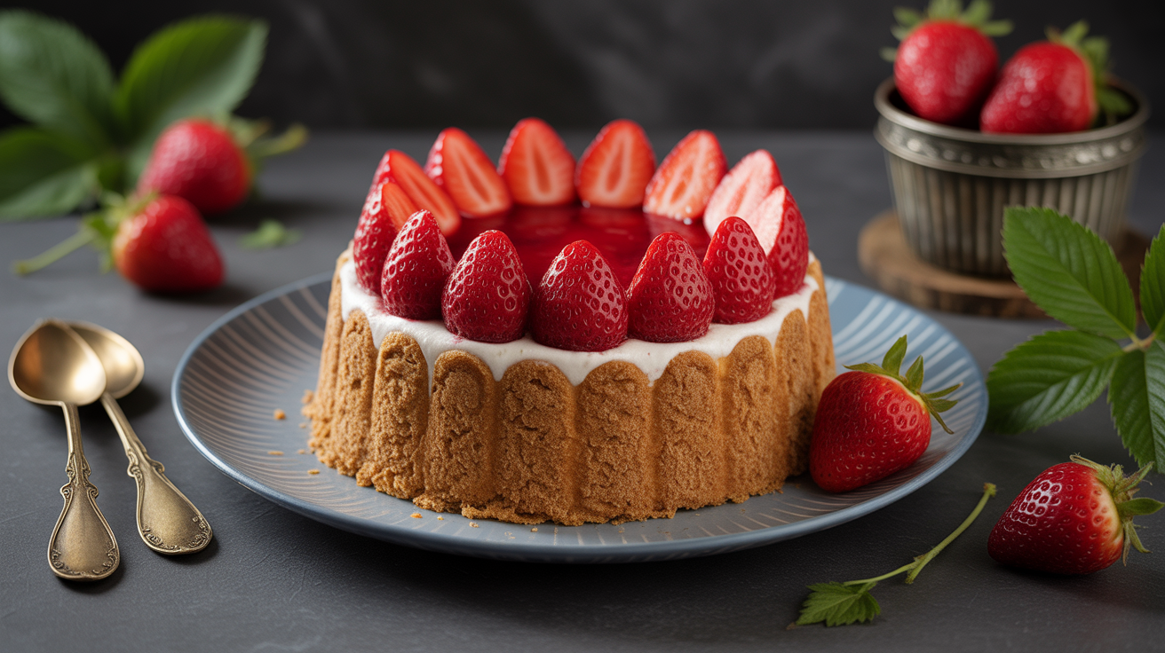 J'ai préparé cette charlotte aux fraises toute simple et c'est devenu mon dessert préféré du printemps (et le vôtre aussi, promis !)