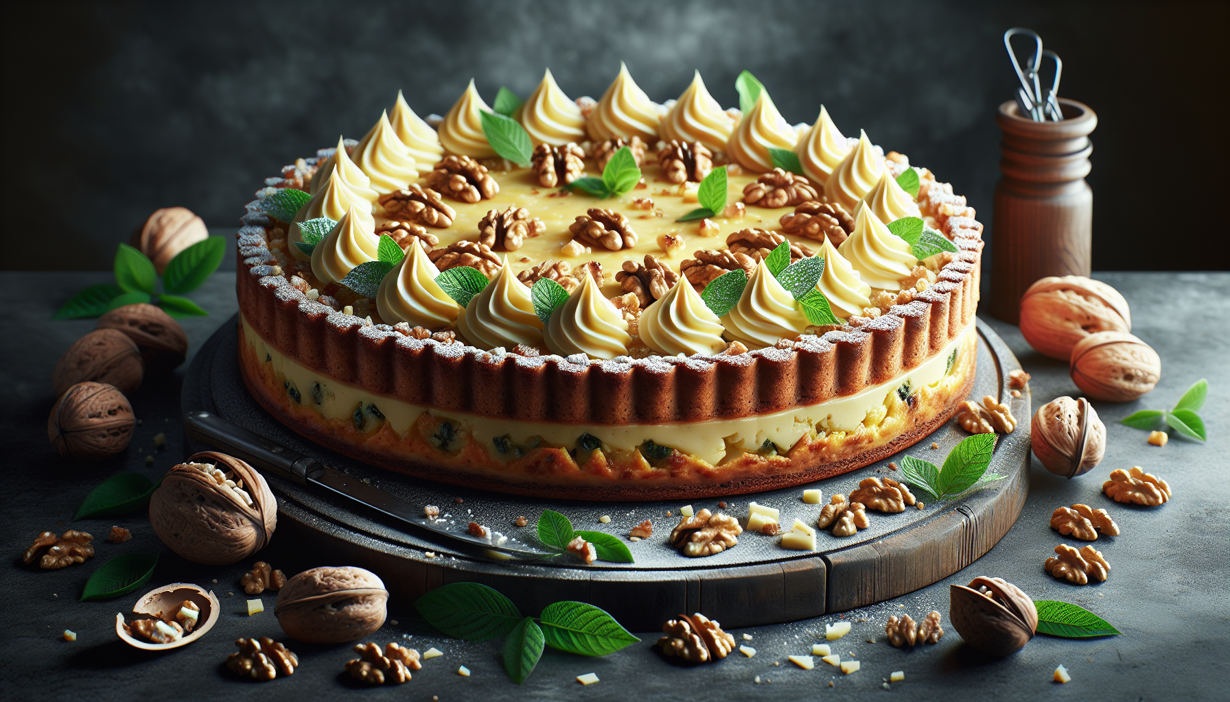 Préparation de Le Cake Fondant Fourme d’Ambert & Noix : Mon Secret Anti-Quiche pour Des Soirées Express !