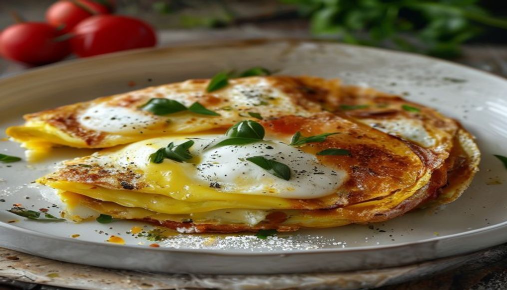 Préparation de Omelette Fondante à la Mozzarella au Micro-ondes : Recette Facile et Express