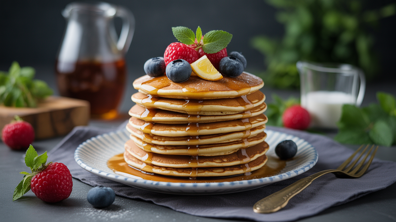 Préparation de Pancakes Sans Levure : Le Secret d'un Petit-Déjeuner Parfait... En Moins de 10 Minutes !