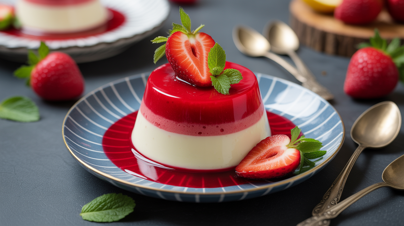 Panna Cotta Fraise-Coco Sans Lait : Le Secret Fraîcheur Qui Va Épater Vos Papilles (Adieu La Lactose !)