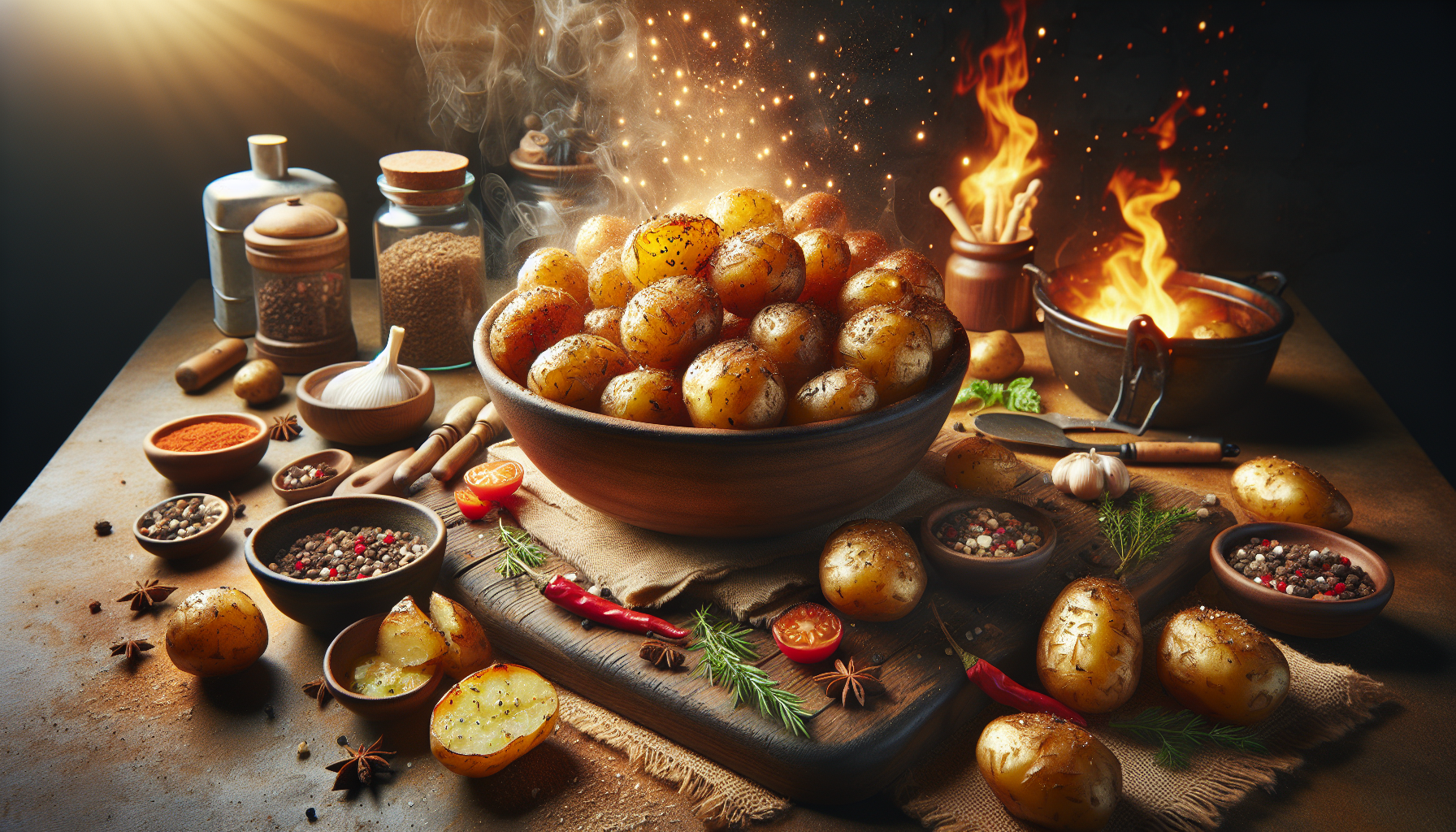 Préparation de Pommes de terre au four : L'astuce simple qui les rend ultra croustillantes à tous les coups !