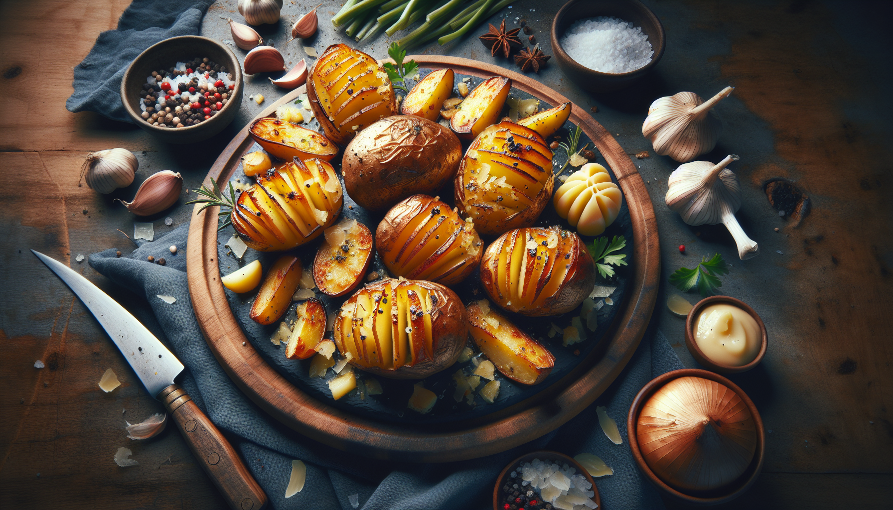 Préparation de Le secret ultime des pommes de terre au four irrésistiblement croustillantes (et c'est simplissime !)