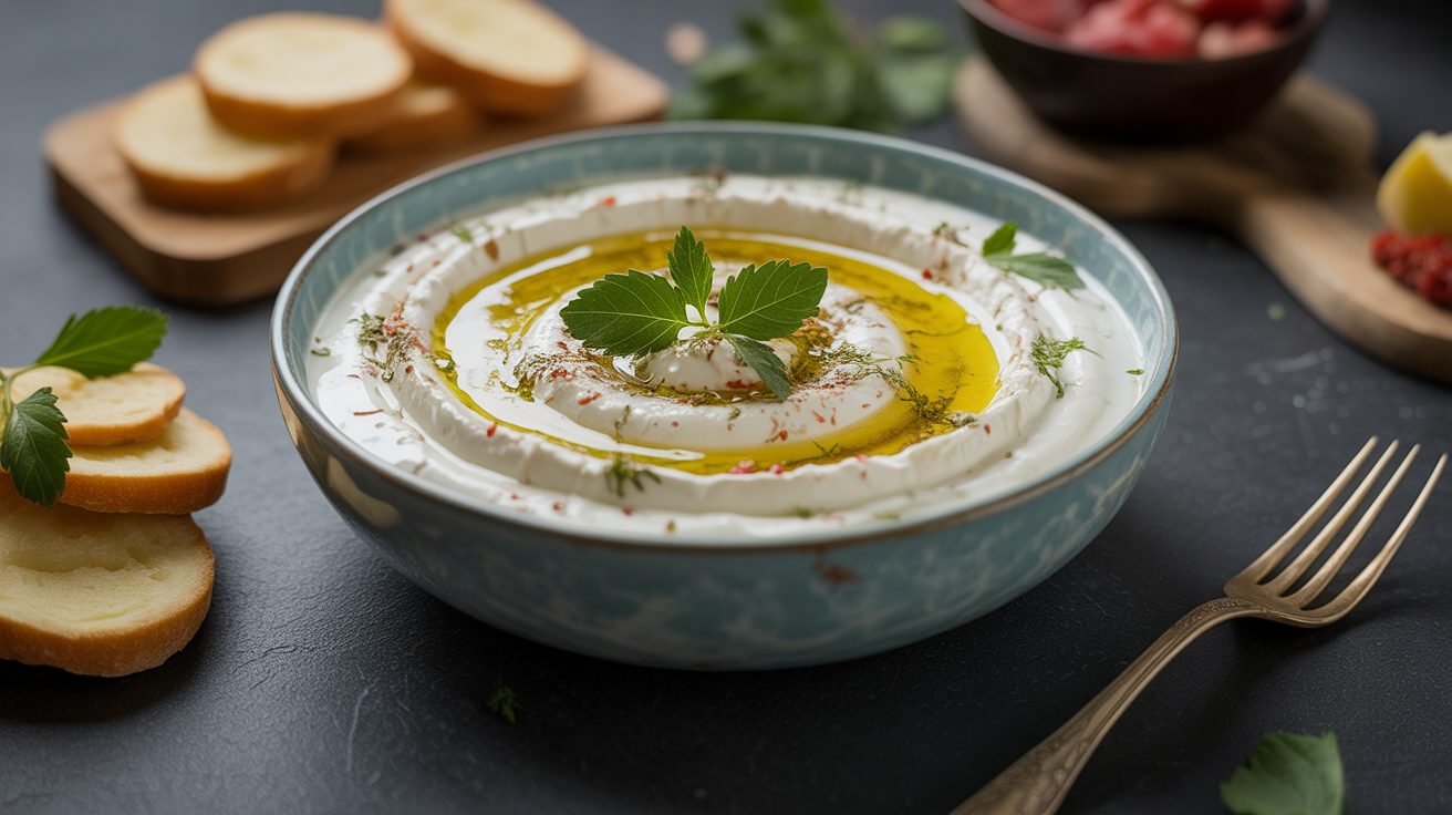 Recette de Dip Feta et Yaourt Grec : L'Apéritif Crémeux Incontournable