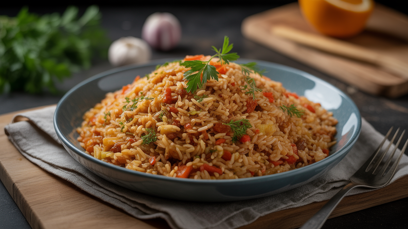 Préparation de Adieu le Riz Sec et Collant ! Le Secret d'un Riz Pilaf Léger et Parfait au Cookeo en 7 Min Chrono