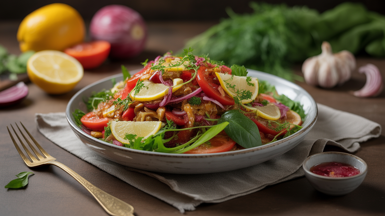 La Salade Marocaine : Une Symphonie de Saveurs et un Voyage au Cœur de l'Héritage Amazigh