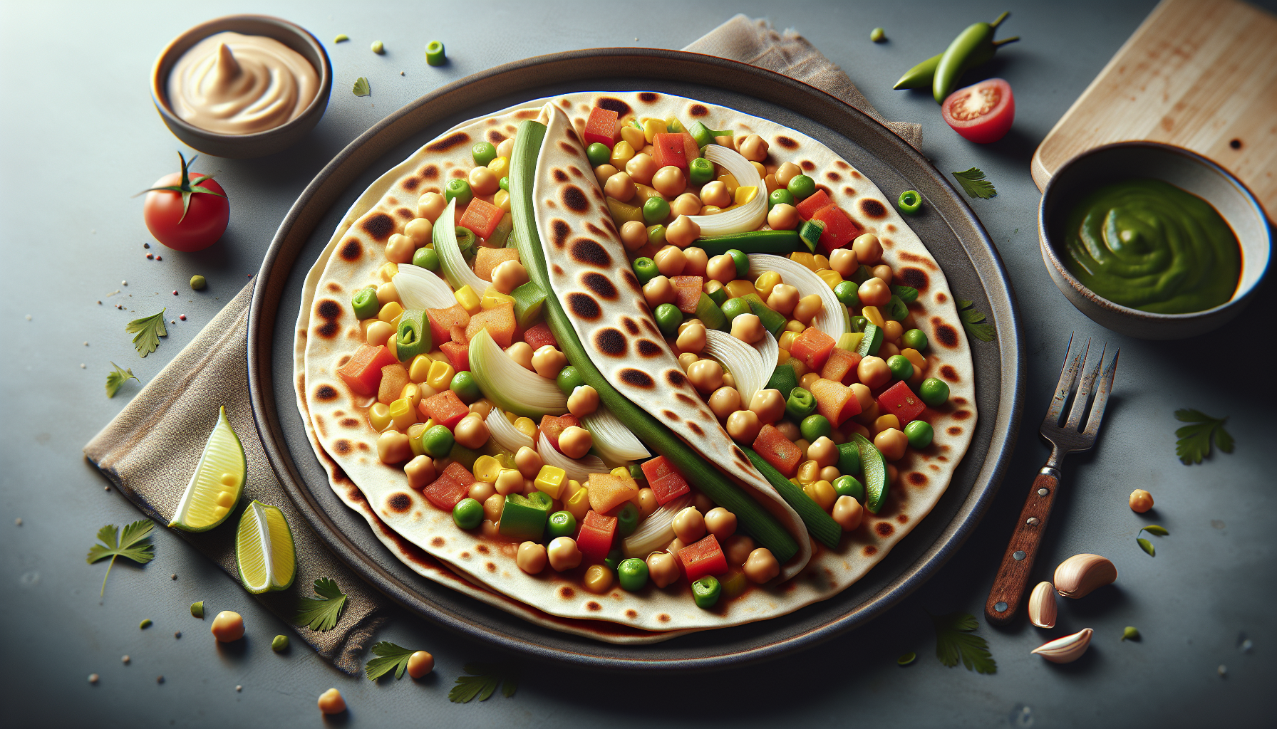 La <strong>Tortilla express aux pois chiches</strong> : Votre sauveur des soirs de flemme culinaire ! » /></figure>
<div id=