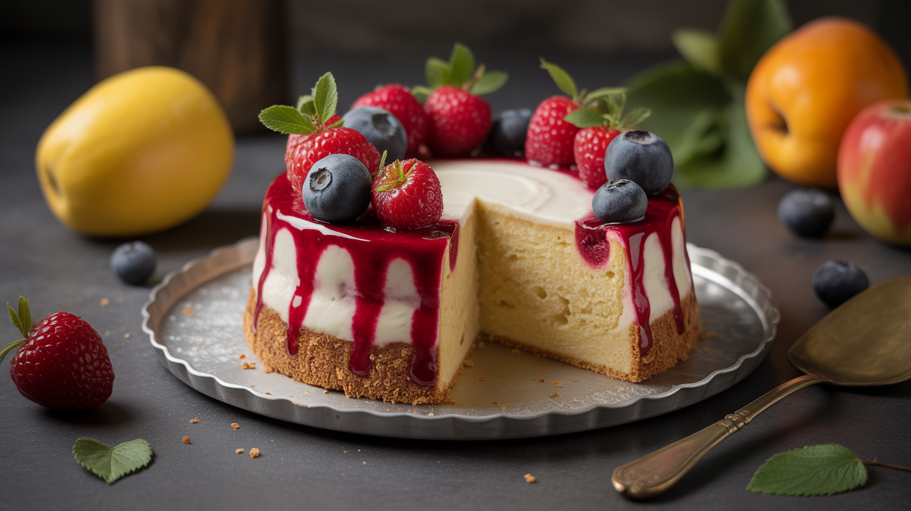 Préparation de Le Secret Simple pour une Croûte Irrésistible : Mon Gâteau au Yaourt aux Fruits de Saison Réinventé