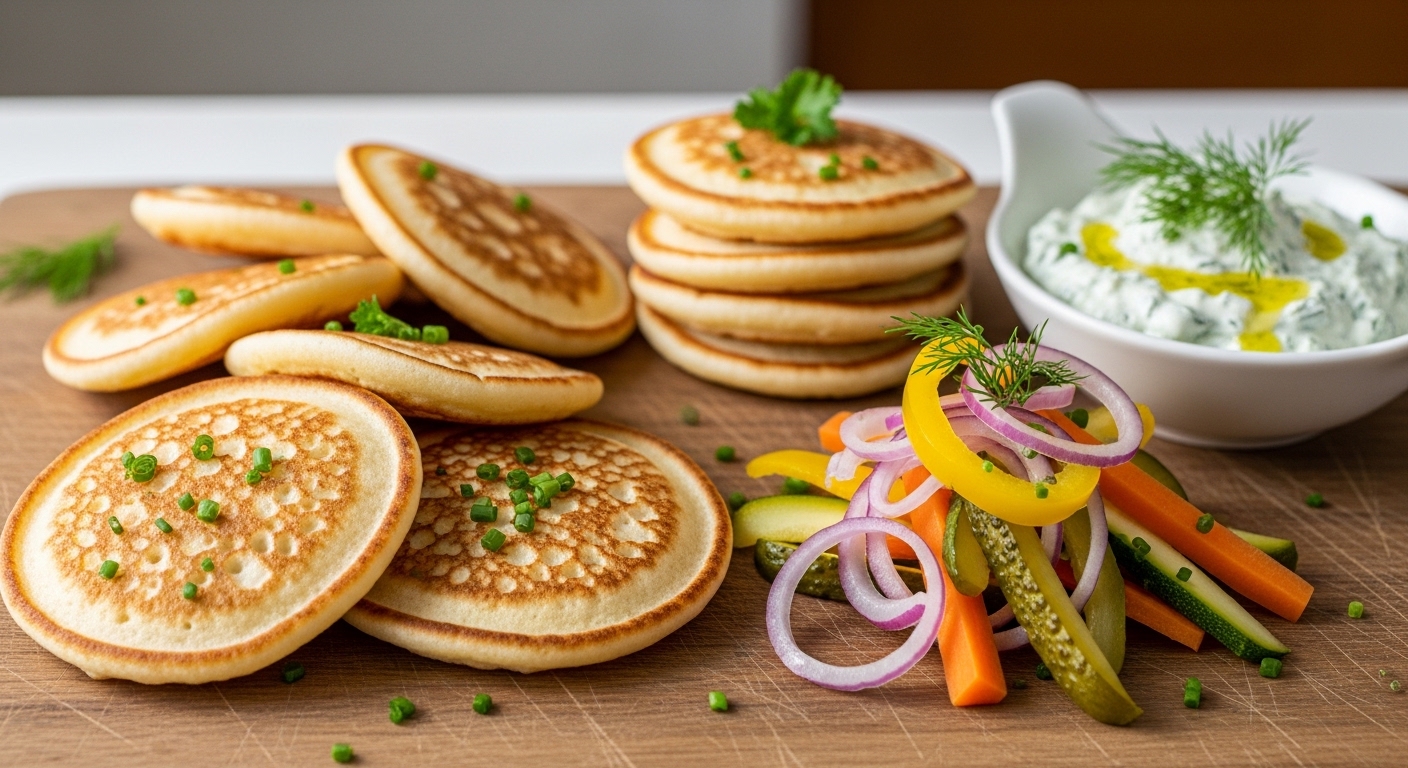 Blinis Maison aux Pickles de Légumes et Tartinade Végétale : L&rsquo;Alliance Gourmande et Saine