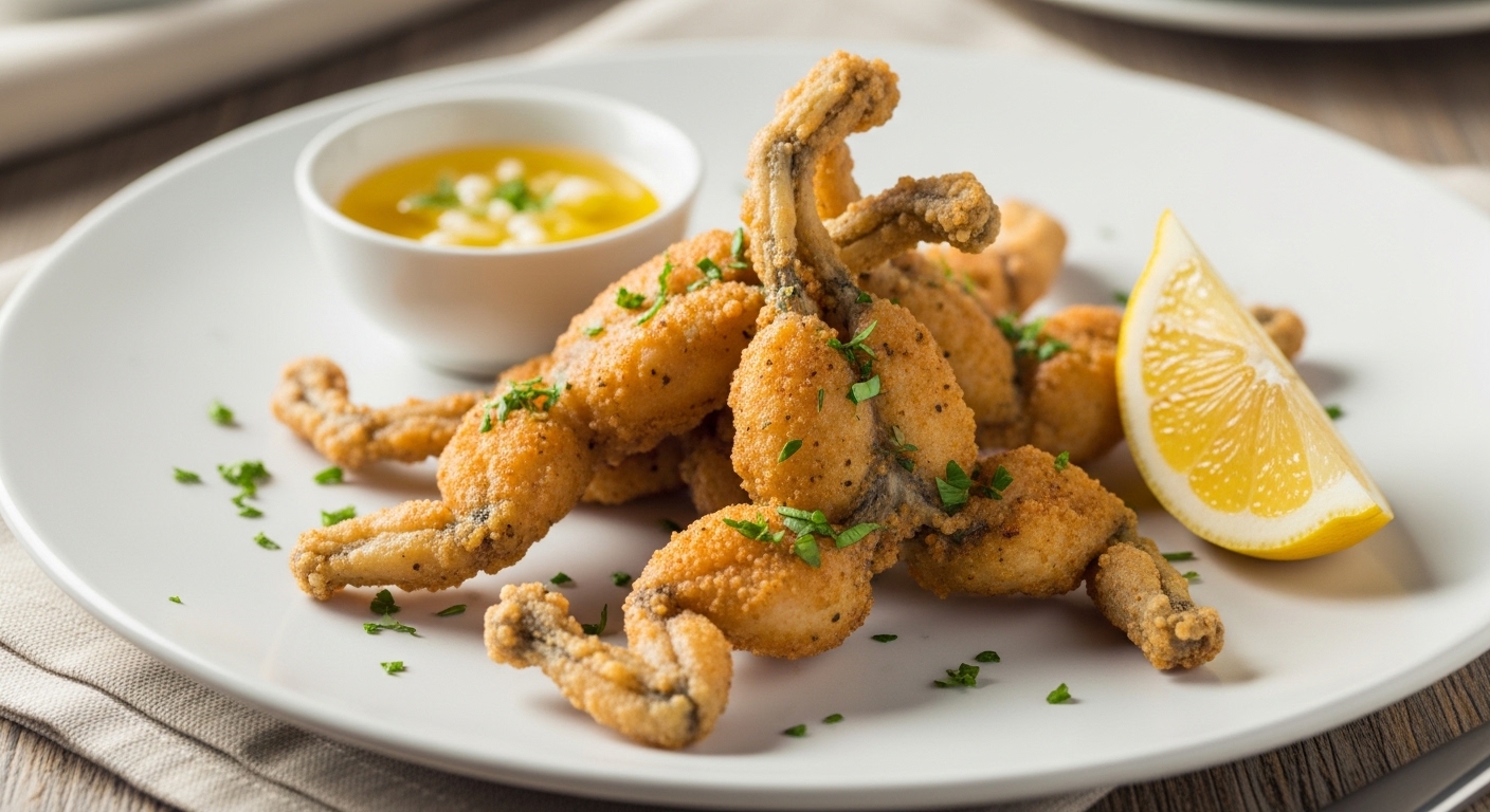 Préparation de Comment cuisiner des cuisses de grenouille : Notre Recette et Guide Ultime pour un Plat de Chef