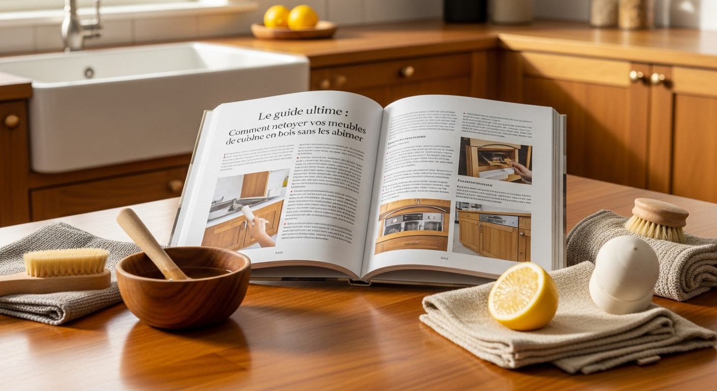 Le guide ultime : Comment nettoyer vos meubles de cuisine en bois sans les abîmer
