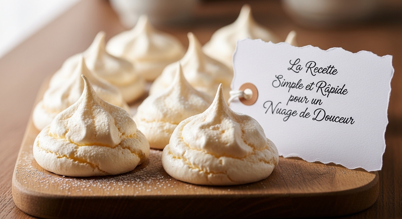 Meringues Légères : La Recette Simple et Rapide pour un Nuage de Douceur