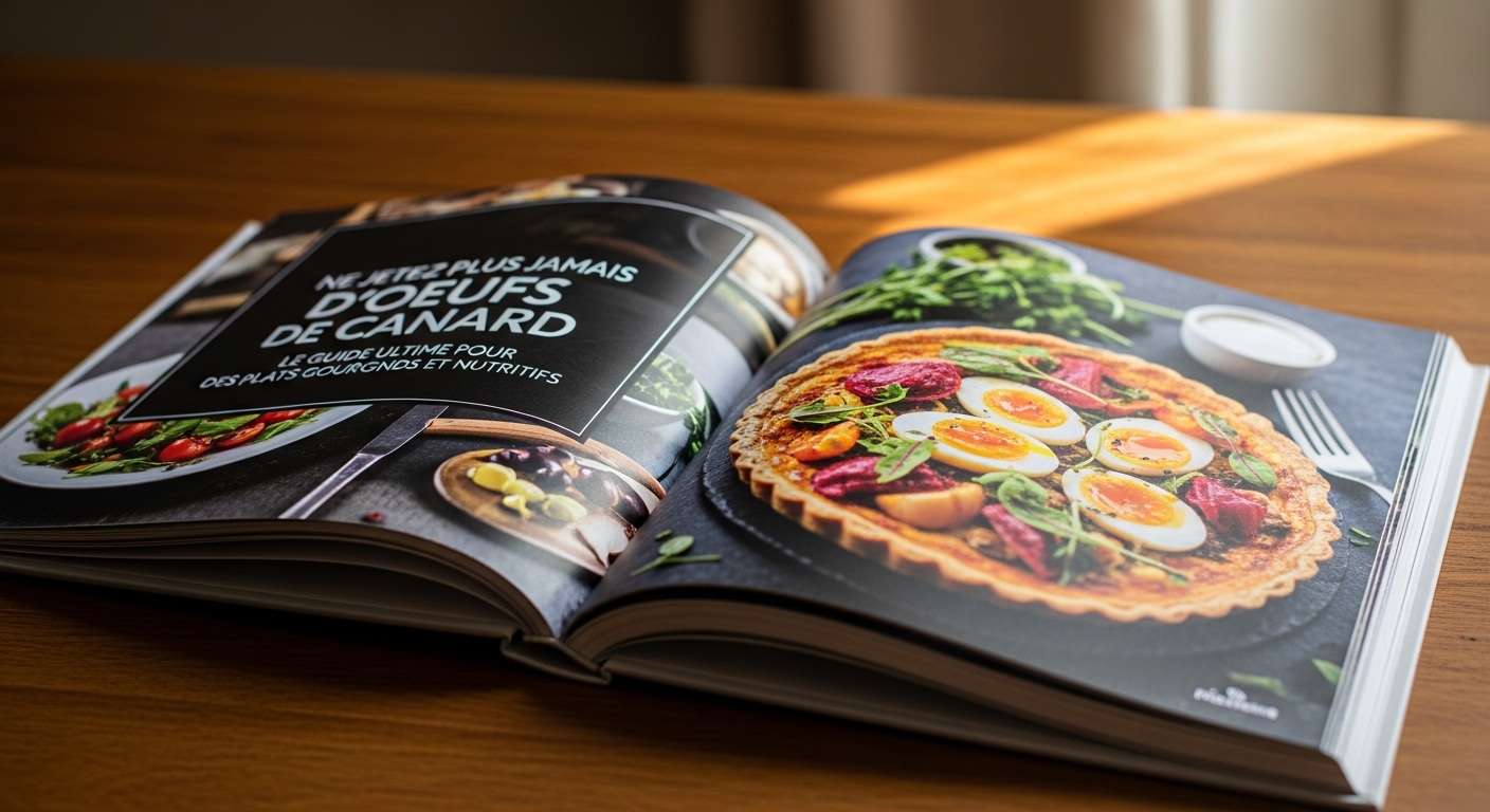 Ne jetez plus jamais d&rsquo;œufs de canard : Le Guide Ultime Pour Des Plats Gourmands et Nutritifs