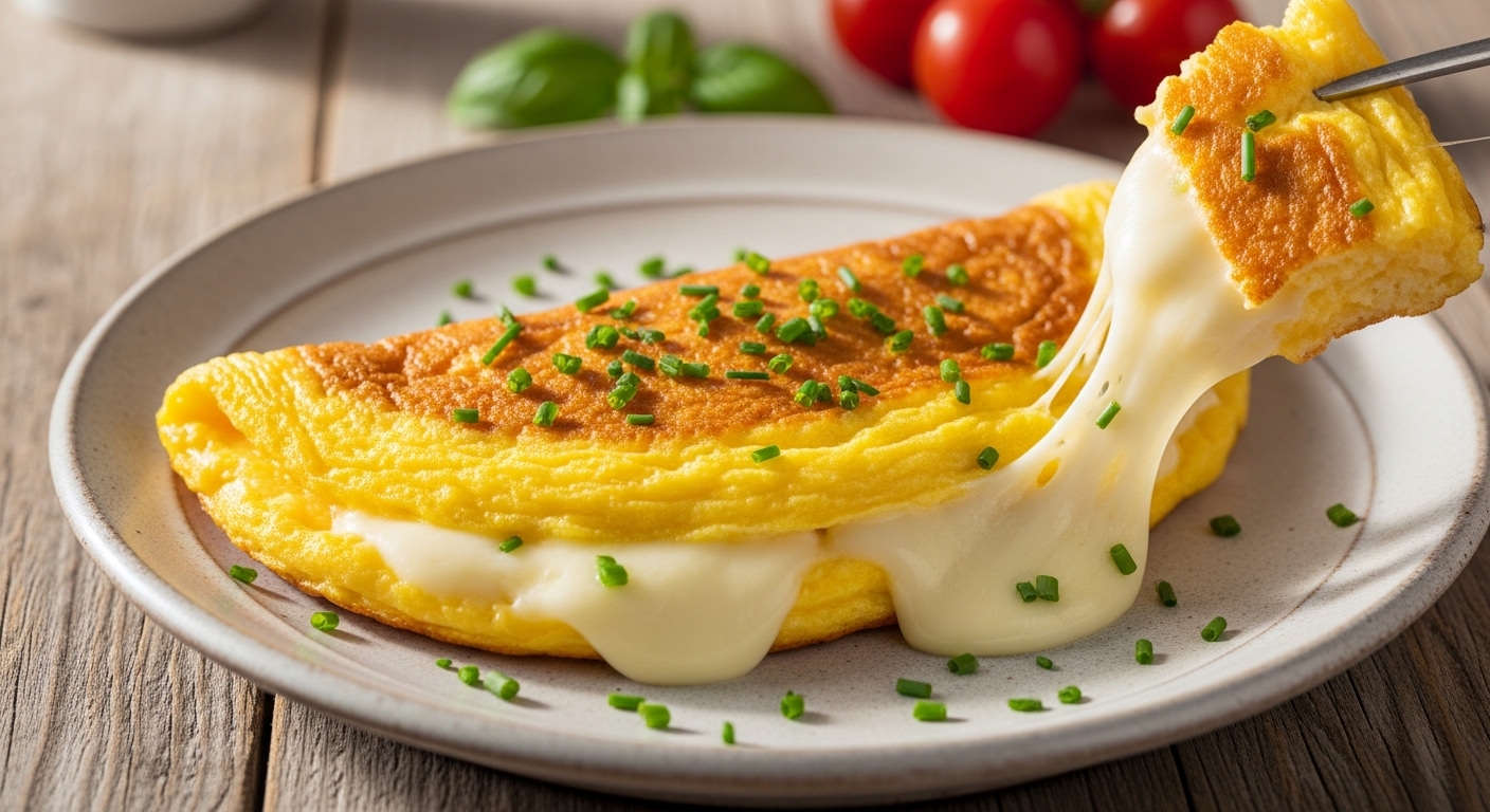 Omelette Fondante à la Mozzarella au Micro-ondes : La Recette Facile et Express