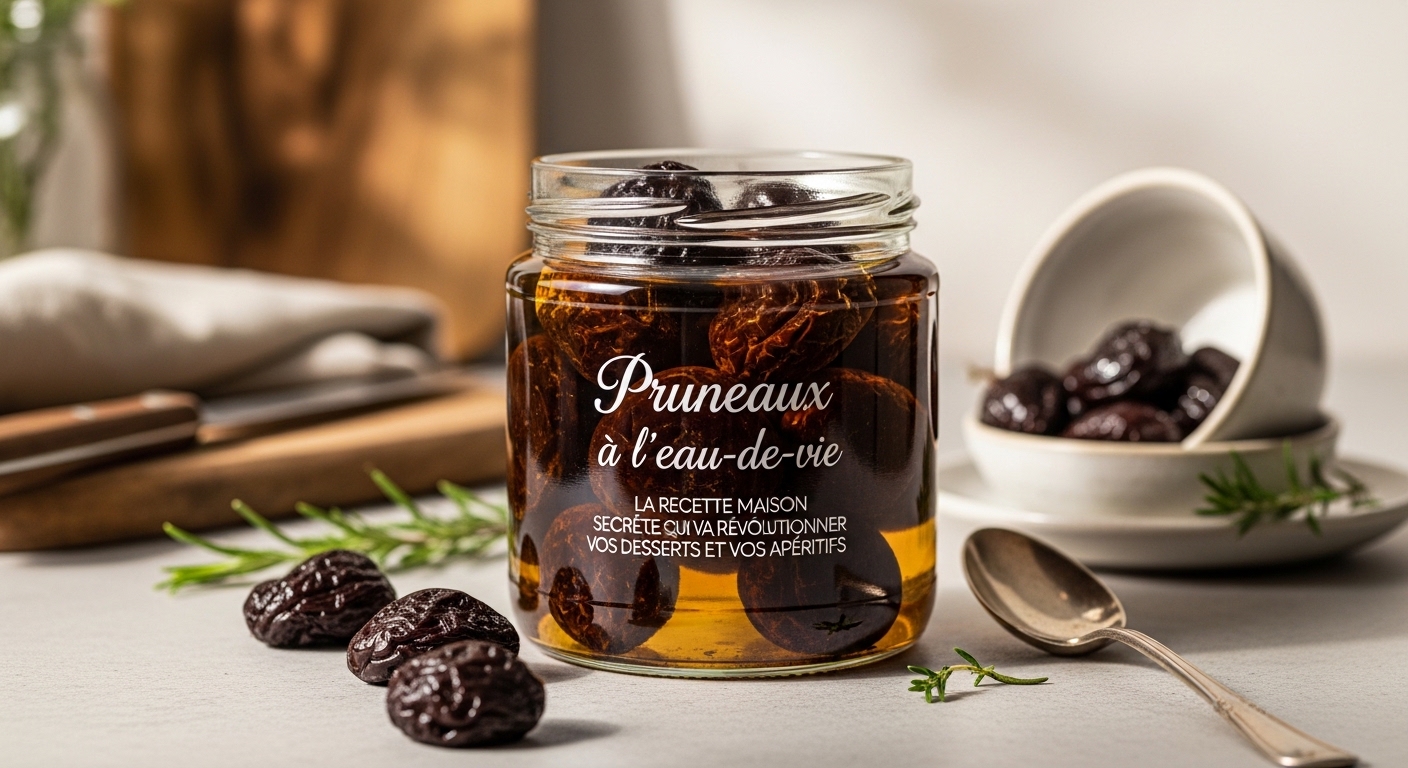 Pruneaux à l&rsquo;eau-de-vie : La Recette Maison Secrète qui Va Révolutionner Vos Desserts (et Vos Apéritifs !)