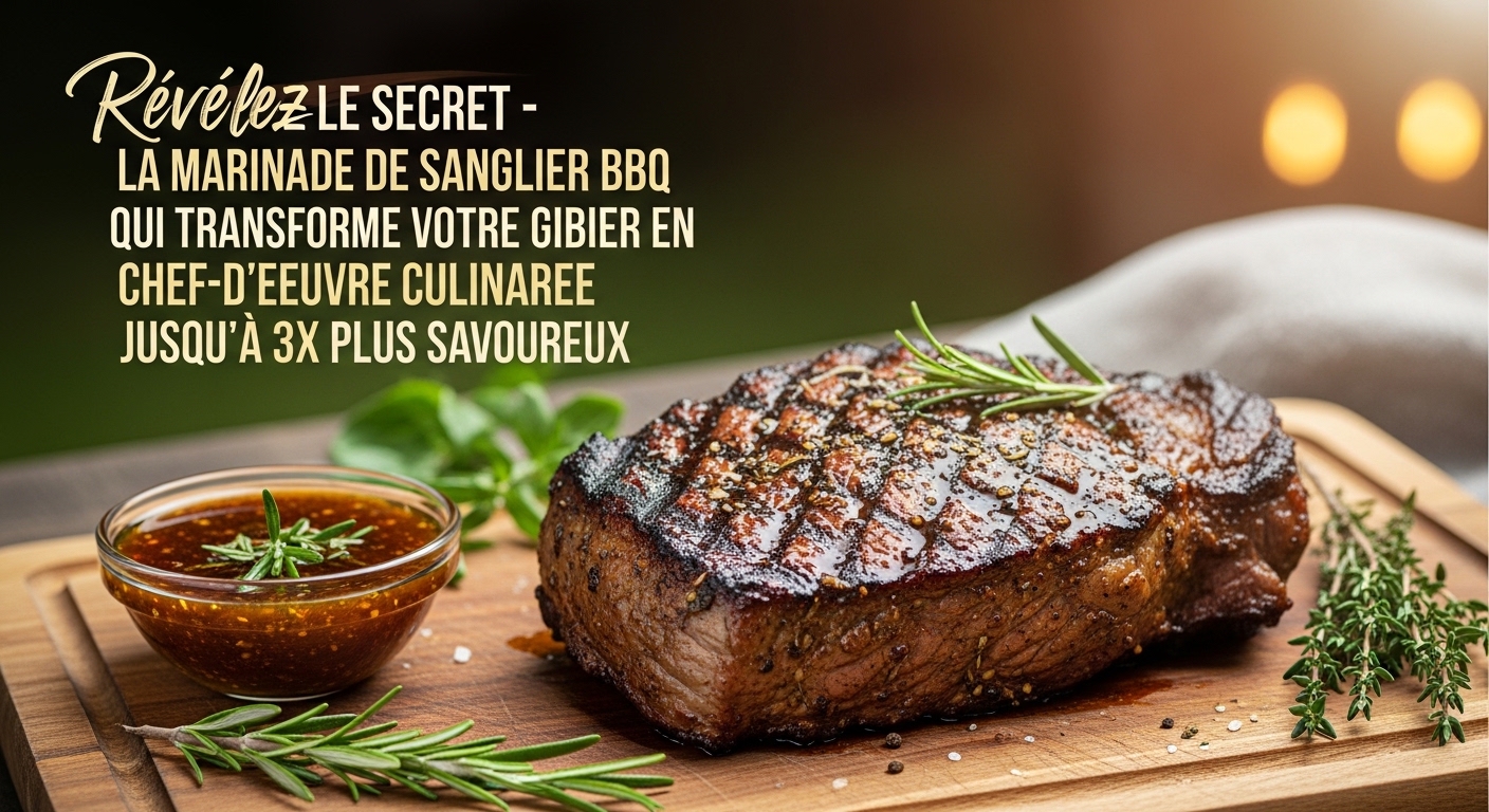 Révélez le Secret : La Marinade de Sanglier BBQ Qui Transforme Votre Gibier en Chef-d&rsquo;Œuvre Culinaire (Jusqu&rsquo;à 3x Plus Savoureux !)
