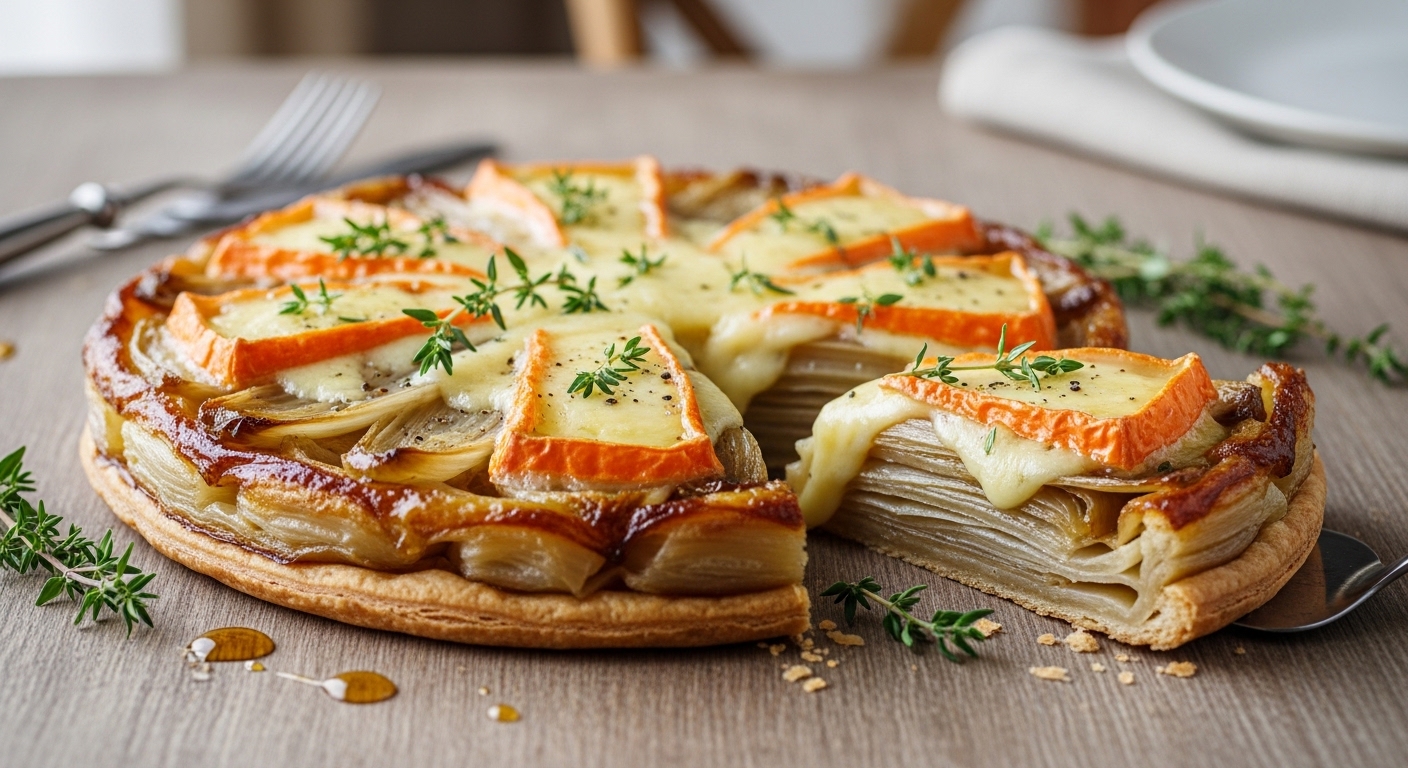 Tatin d&rsquo;endives au Maroilles : l&rsquo;Alliance Savoureuse du Nord à Votre Table